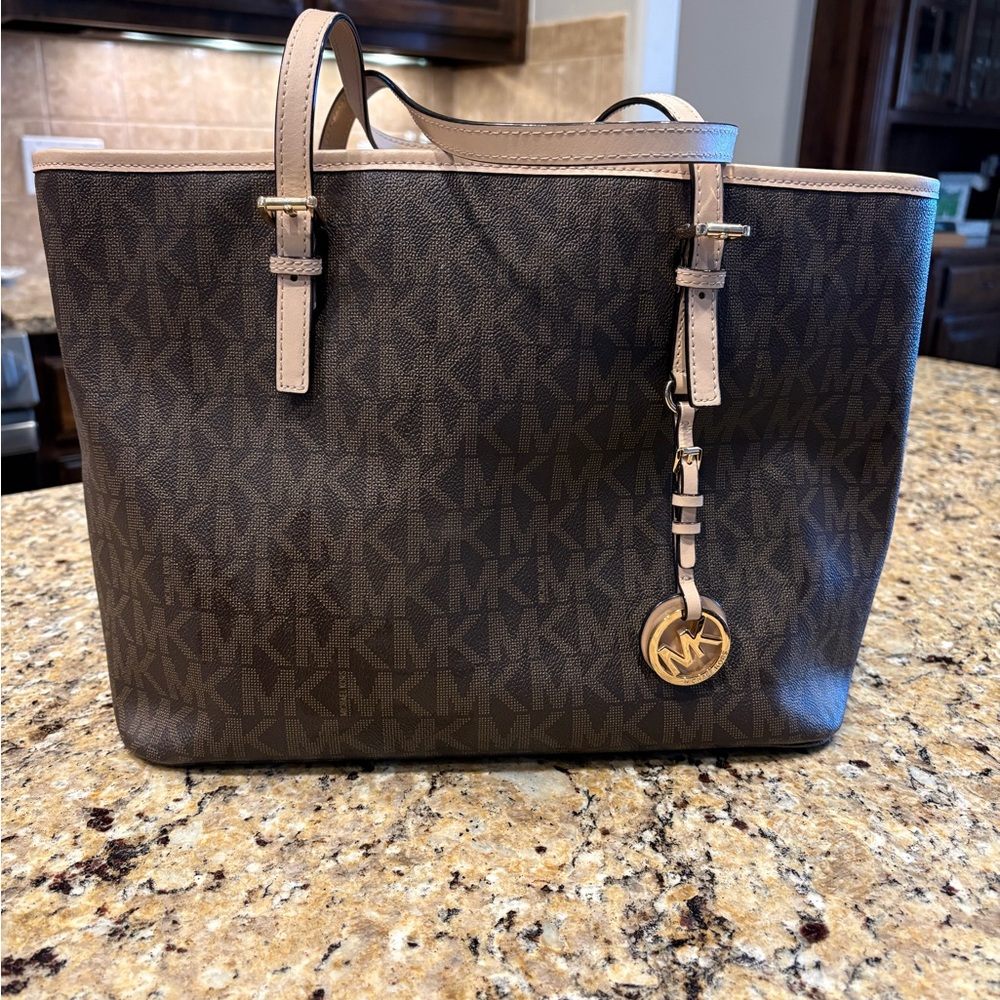 Michael Kors Dark Brown Signature Tote